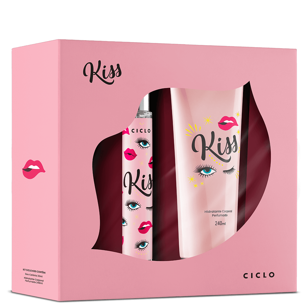 Estojo Kiss Deo Colônia 30ml + Loção Hidratante — Ciclo