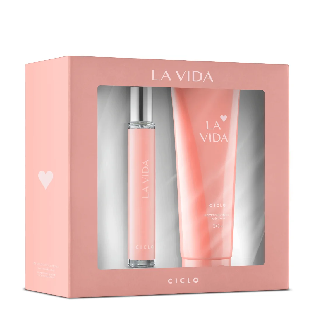 Estojo La Vida (Deo Colônia 30ml + Loção Hidratante 240ml) — Ciclo